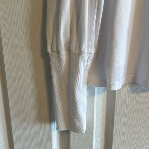 LAmade Women’s White Long Sleeve Crewneck Top, Size L - Picture 2 of 6